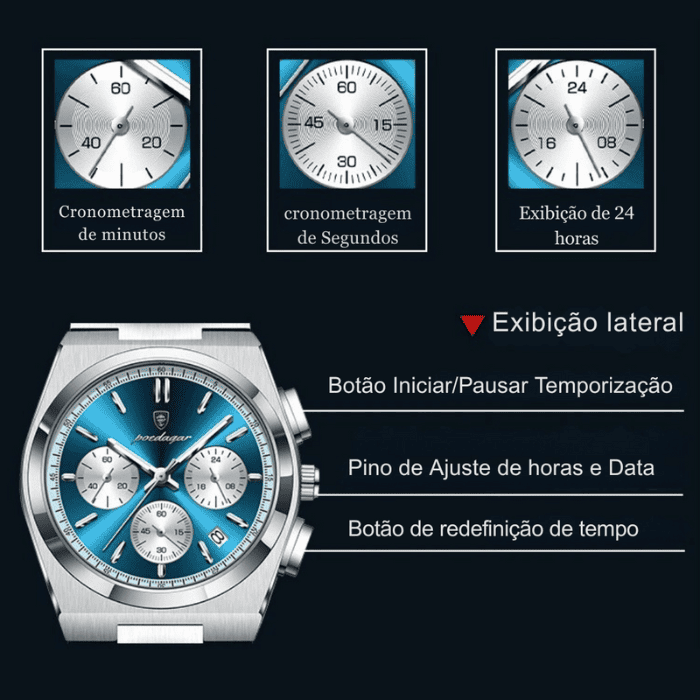 Relógio Masculino Commander