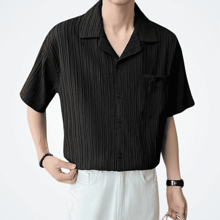 Camisa Masculina Manga Curta Lortt