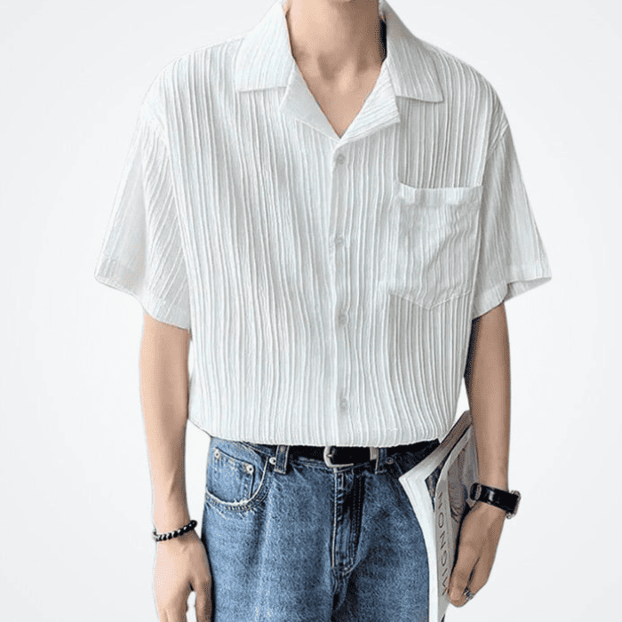Camisa Masculina Manga Curta Lortt