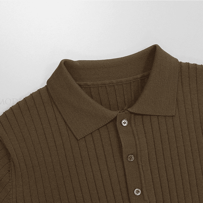 Camiseta Polo Masculina Tricot