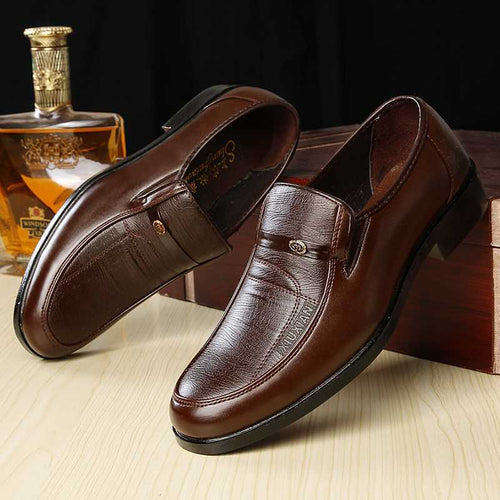 Sapato Masculino Social de Couro - Marrom
