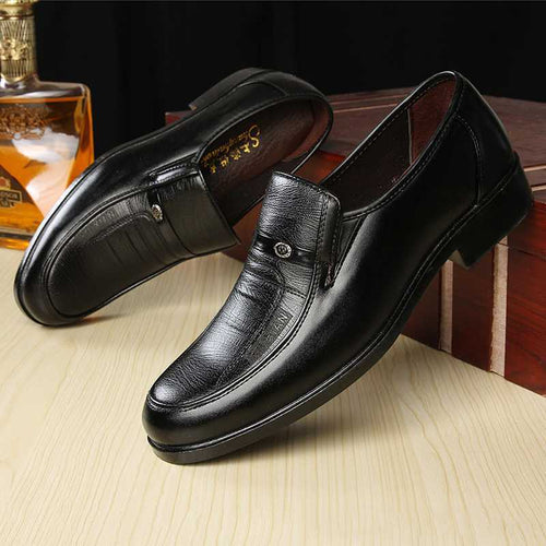 Sapato Masculino Social de Couro - Preto