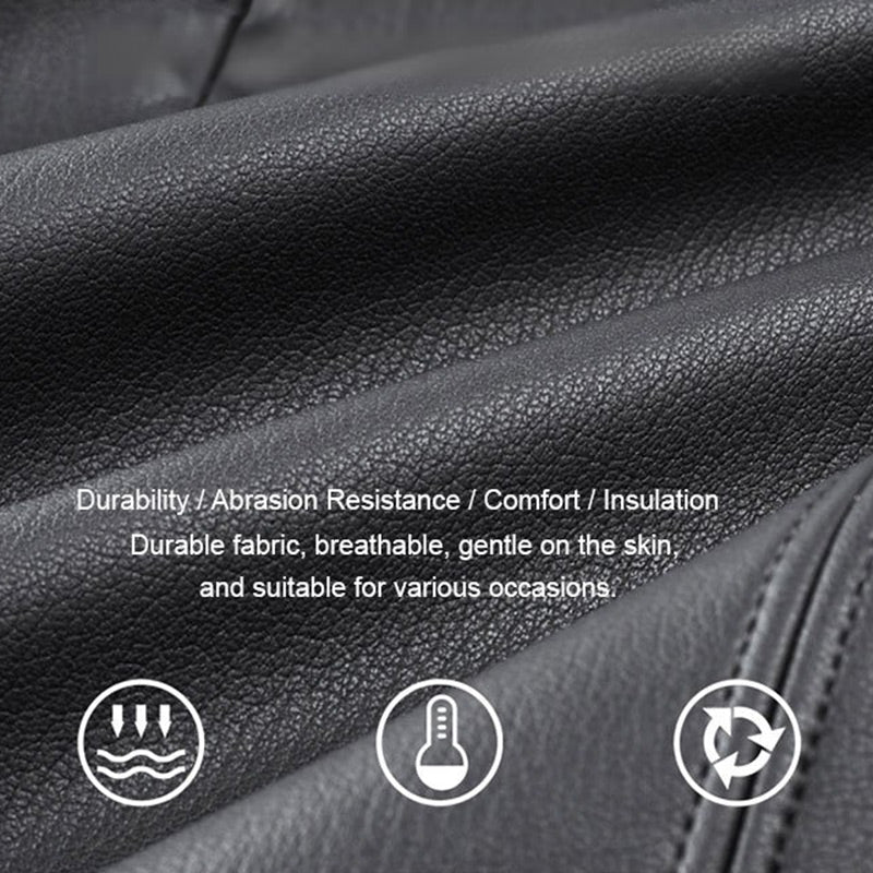 Chaqueta de Cuero Clásica para Hombre – Estilo y Elegancia Duradera 🖤👨💼