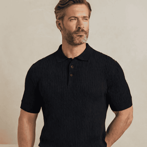 Camiseta Polo Masculina Tricot