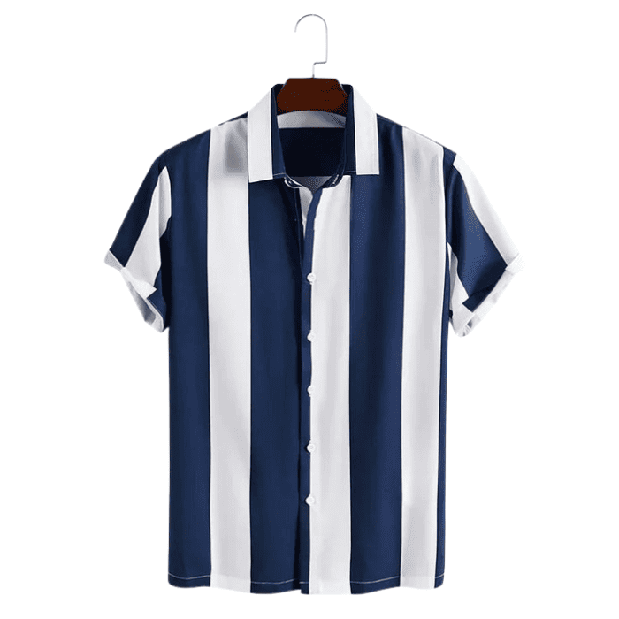 Camisa Lortt Casual Masculina Listrada