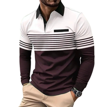 Mialo | Polo de manga larga de lujo para hombre
