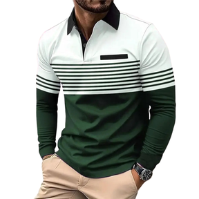 Mialo | Polo de manga larga de lujo para hombre