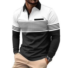 Mialo | Polo de manga larga de lujo para hombre