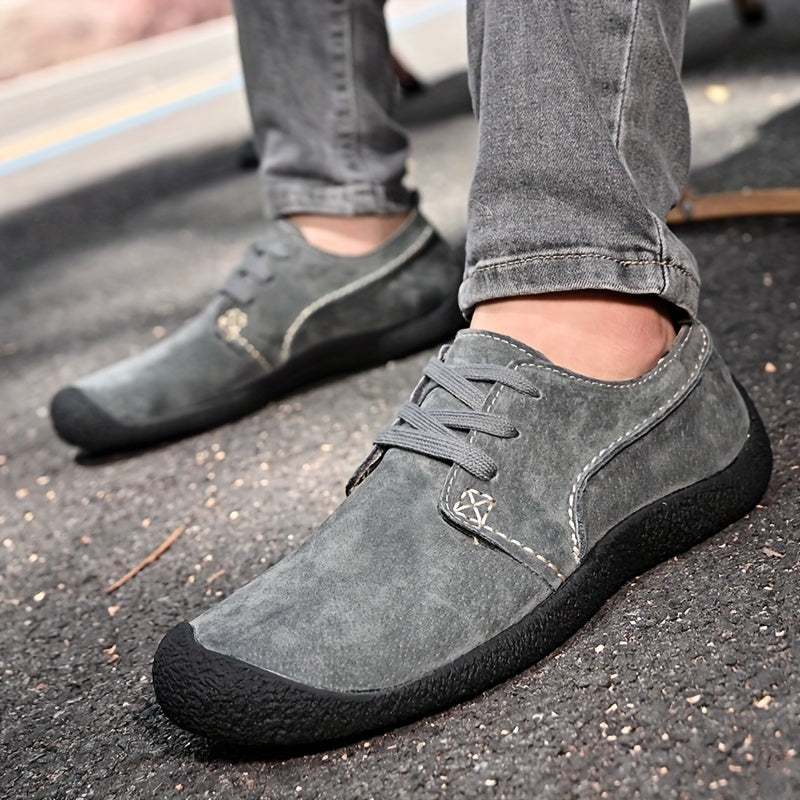 Boyce - Zapatos De Ante Con Cordones Cuero