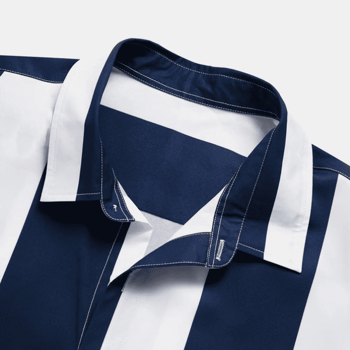 Camisa Lortt Casual Masculina Listrada