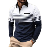 Mialo | Polo de manga larga de lujo para hombre