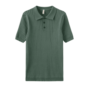 Camiseta Polo Masculina Tricot