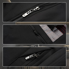 Abrigo Trench Casual para Hombre con Cremallera y Solapa, Forro Desmontable 🧥✨